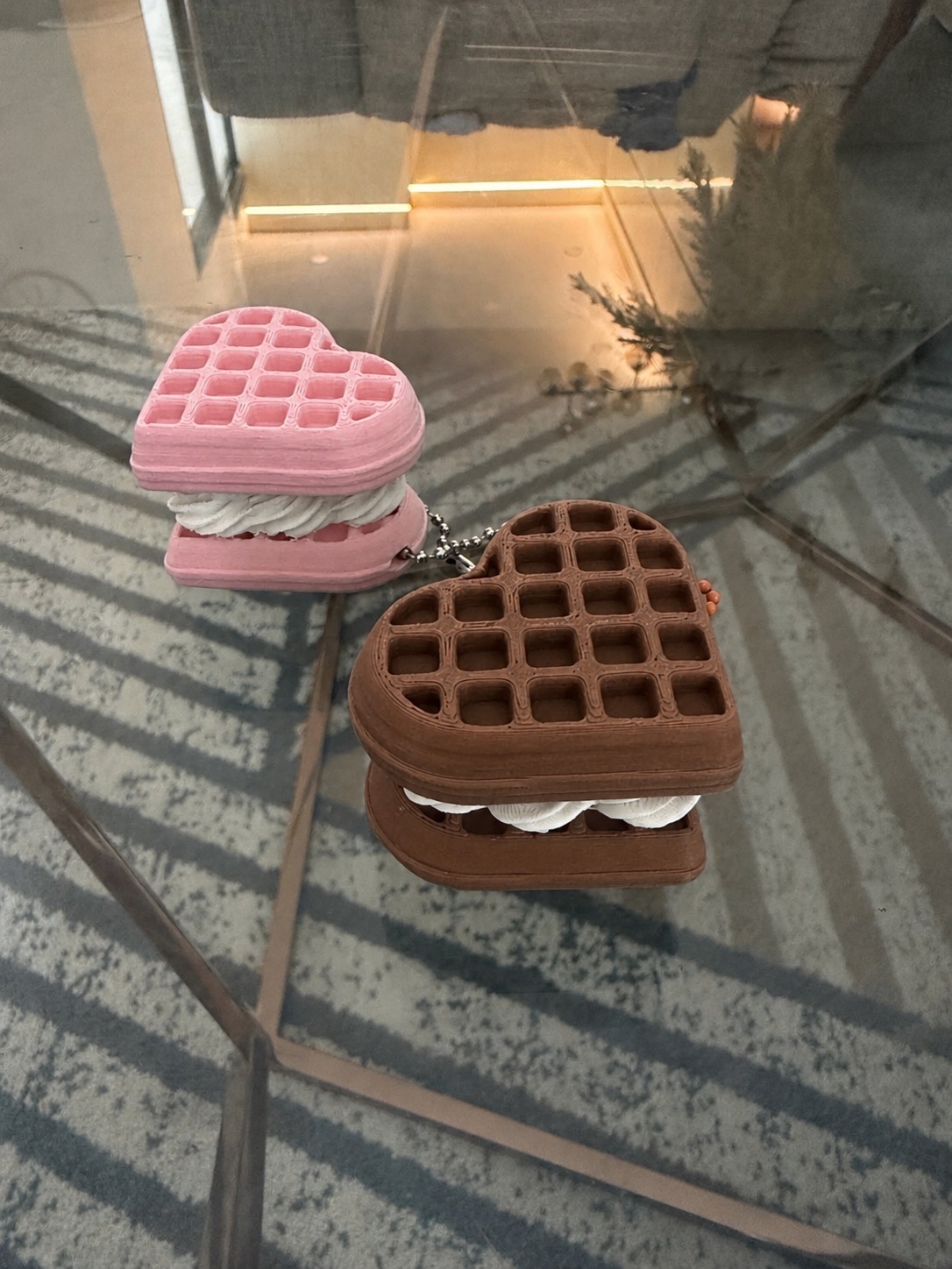 Foto Gantungan Kunci Waffle